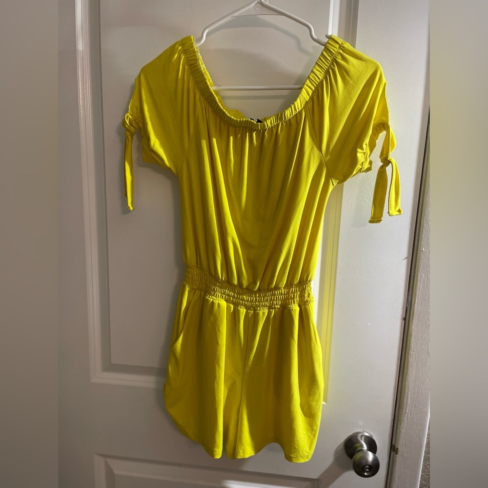 Bright Yellow Romper